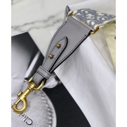 Alta gamma replica Cinturino in tela Christian Dior grigio Alta gamma replica Cinturino in tela Christian Dior grigio