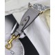 Dupe Alta gamma replica Cinturino in tela Christian Dior grigio imitazioni perfette Replica Alta gamma replica Cinturino in tela Christian Dior grigio Griffate