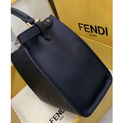 Borsa Peekaboo X-lite media in pelle nera