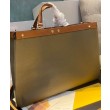 Borsa Peekaboo X-tote Canvas 8BH374 Caffè