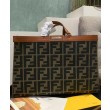 Borsa Peekaboo X-tote Canvas 8BH374 Caffè