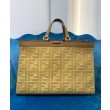 Borsa Peekaboo X-tote Canvas 8BH374 Crema
