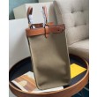 Qualità superiore replica Peekaboo X-tote Canvas 8BH374 Khaki