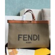 Qualità superiore replica Peekaboo X-tote Canvas 8BH374 Khaki
