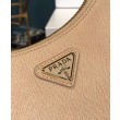 Borse Replica Prada Re-Edition 2005 in pelle Saffiano 1BH204 Albicocca