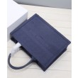 Borsa tote Christian Dior piccola Dior Book Blu scuro