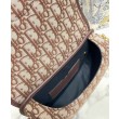 Christian Dior Medium Dior Bobby Borse Caffè