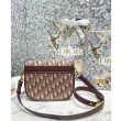 Christian Dior Medium Dior Bobby Borse Caffè