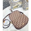 Christian Dior Medium Dior Bobby Borse Caffè
