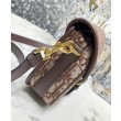 Christian Dior Medium Dior Bobby Borse Caffè