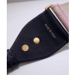 Pari all'originale replica Cinturino ricamato Christian Dior 'Christian Dior' rosa Pari all'originale replica Cinturino ricamato Christian Dior 'Christian Dior' rosa