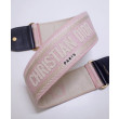 Pari all'originale replica Cinturino ricamato Christian Dior 'Christian Dior' rosa Pari all'originale replica Cinturino ricamato Christian Dior 'Christian Dior' rosa