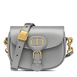 Replica Christian Dior Small Dior Bobby Borse Grigia Griffate