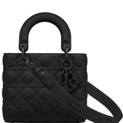 Replica Christian Dior Lady Dior My Abcdior Borsa Nera Griffate