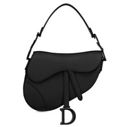 Replica Borsa Christian Dior Saddle Ultra-Matte Nera Griffate