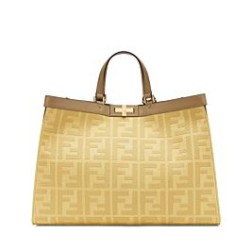 Replica Borsa Peekaboo X-tote Canvas 8BH374 Crema Griffate