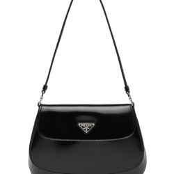 Replica Borsa a tracolla Prada Cleo in pelle spazzolata con patta 1BD311 Griffate