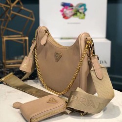 Dupe Borse Replica Prada Re-Edition 2005 in pelle Saffiano 1BH204 Albicocca imitazioni perfette Replica Borse Prada Re-Edition 2005 in pelle Saffiano 1BH204 Albicocca Griffate