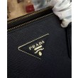 Imitazione Borsa tote Prada Galleria in pelle morbida 1BA274 Nera