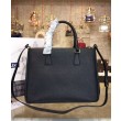 Imitazione Borsa tote Prada Galleria in pelle morbida 1BA274 Nera