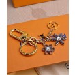 Alta gamma replica LV Snowflakes Borse Charm e portachiavi M80240 d'oro