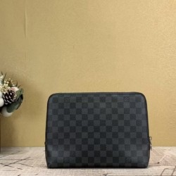 Replica New Pouch Damier Graphite N60417 Griffate