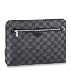 Replica New Pouch Damier Graphite N60417 Griffate