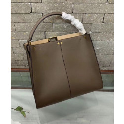 Peekaboo X-lite Medium Leather Borse Coffee