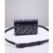 Pochette Christian Dior 30 Montaigne 2-in-1 blu scuro