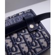 Pochette Christian Dior 30 Montaigne 2-in-1 blu scuro