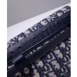 Pochette Christian Dior 30 Montaigne 2-in-1 blu scuro