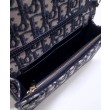 Pochette Christian Dior 30 Montaigne 2-in-1 blu scuro