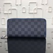 Qualità superiore replica Zippy Portafoglio Vertical Damier Graphite N63305
