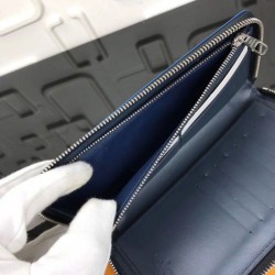 Qualità superiore replica Zippy Portafoglio Vertical Damier Graphite N63305