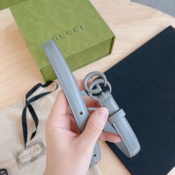 Qualità superiore replica Cintura Gucci GG Marmont sottile 2cm 414516 Grigio Qualità superiore replica Cintura Gucci GG Marmont sottile 2cm 414516 Grigio