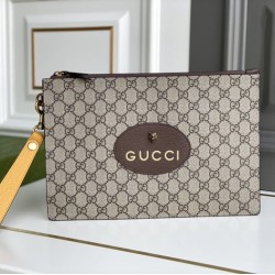 Pochette Gucci Neo Vintage GG Supreme 473956 Marrone