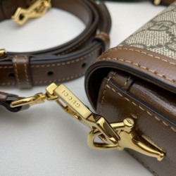 Gucci Horsebit 1955 Mini Borsa 658574 Marrone Gucci Horsebit 1955 Mini Borsa 658574 Marrone