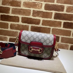 Gucci Horsebit 1955 Mini Borsa 658574 Rossa