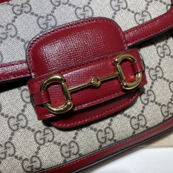 Gucci Horsebit 1955 Mini Borsa 658574 Rossa Gucci Horsebit 1955 Mini Borsa 658574 Rossa