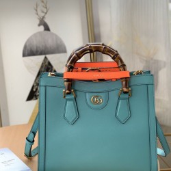Gucci Imitazioni borse griffate tote Diana piccola 660195 Azzurro