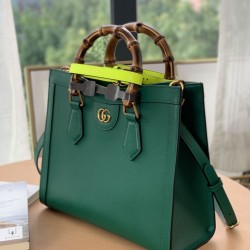 Gucci Borsa tote Diana piccola 660195 Verde Gucci Borsa tote Diana piccola 660195 Verde