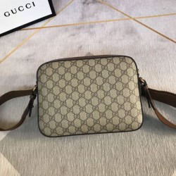 Borsa Gucci Messenger con Interlocking G 675891 Marrone