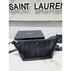 Borsa a tracolla YSL Saint Laurent Le Monogram Bianco