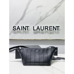 Borsa a tracolla YSL Saint Laurent Le Monogram Bianco
