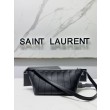 Borsa a tracolla YSL Saint Laurent Le Monogram Bianco