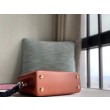 Qualità superiore replica LV Capucines BB In Pelle Marrone M59266