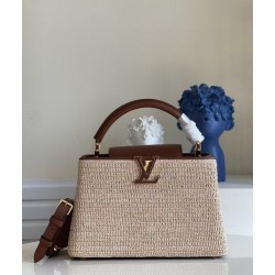 Borsa LV Capucines MM In Rafia Intrecciata M57649