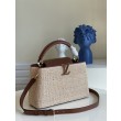 Borsa LV Capucines MM In Rafia Intrecciata M57649