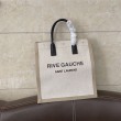 Borsa shopping YSL Saint Laurent rive gauche Bianco