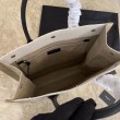 Borsa shopping YSL Saint Laurent rive gauche Bianco
